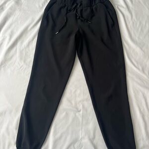 Lululemon On The Fly Joggers Black Size 4 (No Tag) Stretch Work Leisure Pants